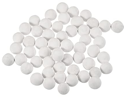 sourcing map Arcilla Guijarros 7-8mm 0.88 Libras Blanco Jardinería Maceta Bolas para Hidropónico Cultivo, Jarrones Suministros, Bonsái Decoración