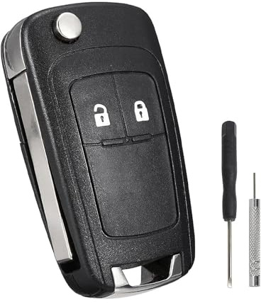 SPTwj 2 Tasten Autoschlüssel Gehäuse Kompatibel mit Chevrolet Cruze Aveo Matiz Captiva Spark Trax Orlando und Opel Astra Meriva Mokka Zafira Adam Insignia Auto Schlüssel Fernbedienung Schlüsselgehäuse | Matiz Captiva Spark Trax Orlando Astra Meriva Mokka Zafira Adam Insignia Auto Schlüssel Fernbedienung Schlüsselgehäuse