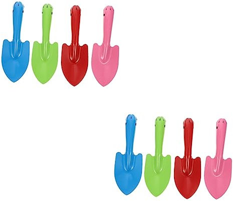 Yardwe 8 Piezas Pala Pequeña De Una Pieza Palas De Mano De Metal para Niños Pequeñas Palas De Tierra Paleta De Metal De Colores Palas De Jardineria Planchar Siamés Herramientas Manuales