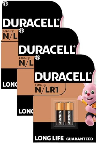 Duracell Specialty N Alkaline Batterie 1,5 V, 2er-Packung (E90/LR1) entwickelt für die Verwendung in Taschenlampen, Taschenrechnern und Fahrradlichtern (Packung mit 3)