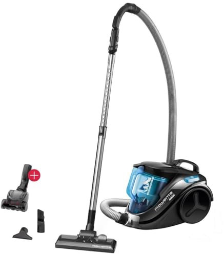 Rowenta Aspirapolvere senza sacco (consumo energetico molto basso ad alta potenza 750 W, volume di polvere 1,5 l, accessori integrati, con spazzola turbo, aspirapolvere senza sacchetto, confezione