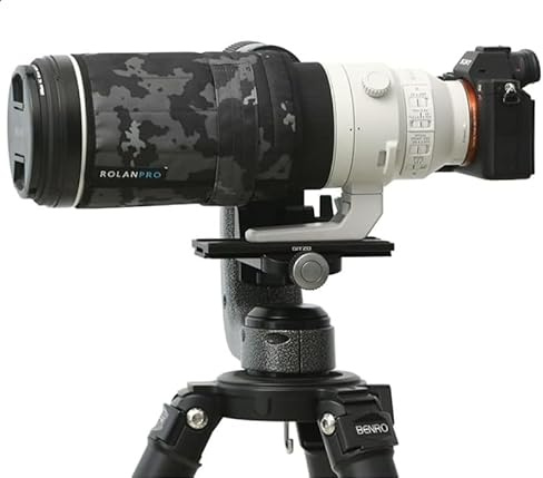 Rolanpro Kompakte Teleobjektiv-Gegenlichtblende für Sony 200 600 mm/Sony FE 200–600 mm F5.6–6.3 G OSS weiche, faltbare praktische Ersatzhaube, #18, Dunkelschwarz, digital, wasserdicht