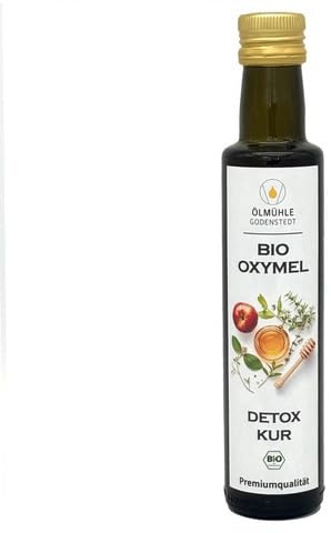 Bio Oxymel Detox Kur, 250ml - natürliche Stärkung | Bio Apfelessig-Kräuterauszug, Bio Honig, Natürliche Stärkung