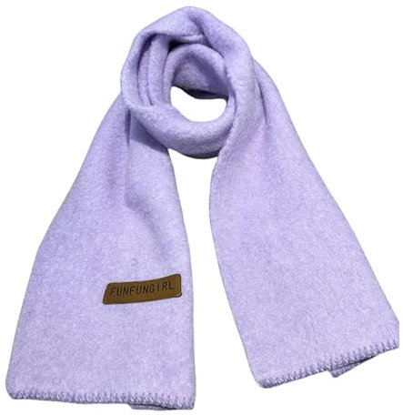 CMZYBBD Schal Frauen Herbst Winter Warm Wollschal - Weicher Und Hautfreundlicher Schal - Gemütlich Und Modisch Für Kühle Tage-lila