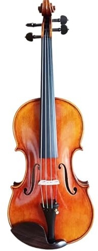 MFGSDFR Anfänger Geige 4/4 Handgefertigte Violine Vintage-Lack-Ahorn-Violine Professionelles Instrument Kraftvoller Klang Mit Koffer