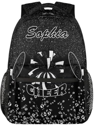 Mintoprints Sac à dos personnalisé Cheerleading Cheerleading, sac à dos à bandoulière amusant personnalisé pour femmes