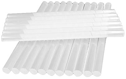 Lot De 100 Bâtons De Colle Thermofusible Blanche 7 Mm X 19 Cm Pour Projets Dartisanat En Céramique