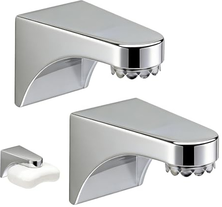 2er-Packung seifenhalter Magnet,seifenschale ohne Bohren,einfach zu verwenden,kein Bohren für die Installation erforderlich,geeignet für Duschen,Badewannen,Küchenspülen und andere Glatte Oberflächen