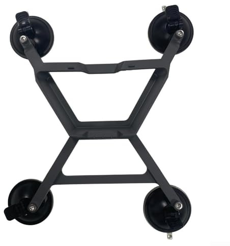 Soporte de ventosa para Mini, soporte de aleación ajustable para techo corredizo de coche y cristal, soporte estable para vehículo para trabajo remoto y viajes, negro