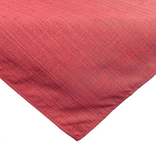 heimtexland ® Outdoor-Tischwäsche Meliert Garten Deko Tischdecke 90x90 Beere Typ645