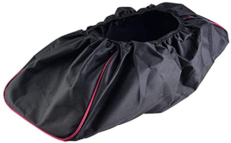 EVGATSAUTO Car Winch Cover Waterproof, Sun Dust Snow Rain UV Soft Winch Cover for 8,000-17,500 lbs Capacity Trailer SUVs Black