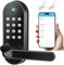 Sifely Smart Lock for Front Door, Fingerprint & Keypad Entry, Black
