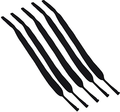 5-teiliges Neopren-Sportbrillen-Sonnenbrillen-elastisches Nackenband,Brillenband, schwimmendes Brillenband, Halteband für die Schnur, Kettenhalter, passend für die meisten Brillen, Sport Outdoor,