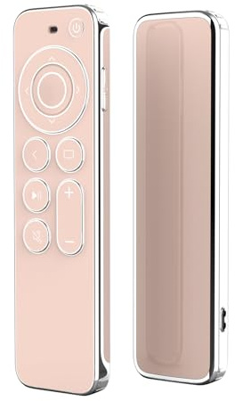 Fourmor Case for Apple TV Remotes – Slim, for Apple TV 4K / HD Siri Remote 3rd / 2nd Generation (2022/2021), Anti-Slip/Drop-Proof/Dust-Proof TPU Remote Controller Cover