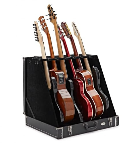 Estuche Rack para 6 Guitarras Gear4music, Negro