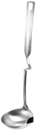Mikinona Cucchiaio Separatore Per Zuppa Dolio - Manico in Acciaio Inossidabile Per Servire Comodamente La Zuppa