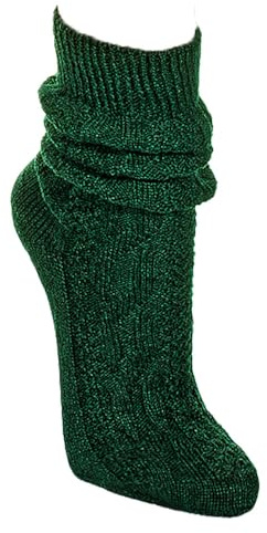 P.S. Schuhmacher Trachtenstrümpfe kurz | Trachtensocken mit Wolle | Strümpfe Strick Zopfmuster