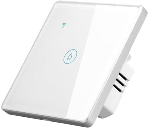 Smart Immersion Heater Timer Switch, 40A 8000W WiFi Water Heater Smart Switch Smart Touch Boiler Switch with Timer with APP Remote & Voice & Touch Control