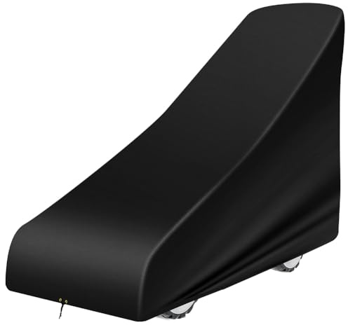 Copertura per tosaerba da equitazione, resistente, copertura antipioggia nera per tosaerba con 2 dimensioni 56 x 140 x 103 cm, 67 x 191 x 110 cm (56 x 140 x 103 cm)