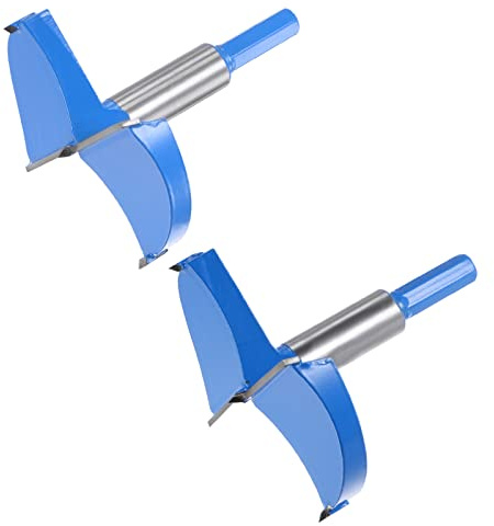 QUARKZMAN Wolframkarbid-Forstner-Bohrer-Set 80mm 85mm, Holzbearbeitung Holzlochöffner Scharnierlochbohrer Bohrer Cutter