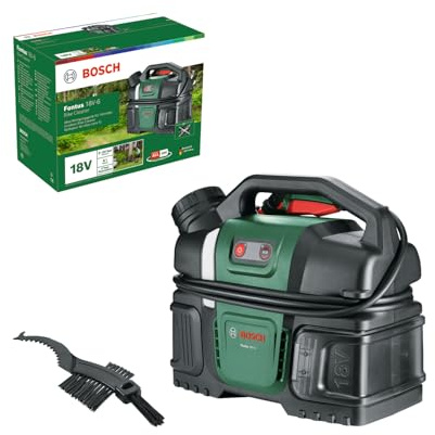 Bosch Pressure Washer Fontus 18V-6 Bike Cleaner (Portable, 6 L Water Tank, 8 Pressure Settings, Hose and Gun Storage, Without Battery)