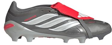 Adidas Scarpe da calcio unisex Predator League Fold-Over Tongue Firm Ground, Grauber, 42 EU
