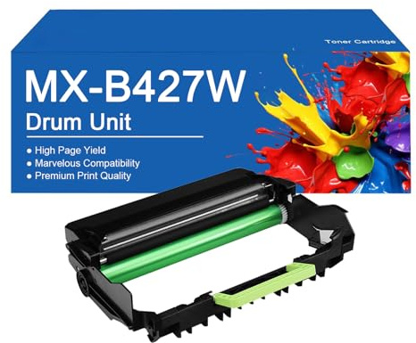 SEMTGJ Unità tamburo di ricambio compatibile MX-B427W per stampanti Sharp MX-B427W MX-B427PW,MXB427W-1Set
