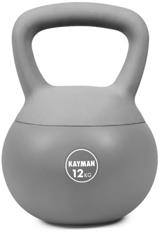 KAYMAN Soft Kettlebell – Sand-Filled, Floor-Safe Kettle Bell with Non-Slip Wide Handle – Quiet Home Gym Weight for Women & Men – Strength Training, CrossFit, HIIT & Core Workout