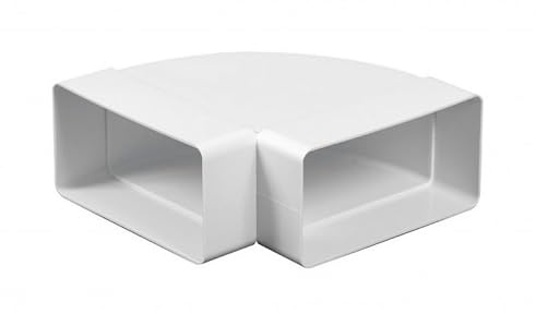Armar Trading LTD 90° PVC-Weiß Rohrbogen 75x150mm Umlenkstück, 1er Pack
