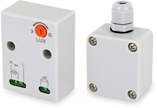 Aufputz Dämmerungssensor IP65, LED geeignet