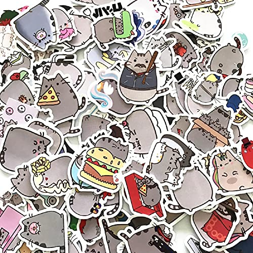 ⭐️ Aufkleber für Scrapbooking ⭐️ 100 Stück niedliche Katzen-Aufkleber – Personalisierung PC, Hefte, Laptop, Gepäck, Telefone...