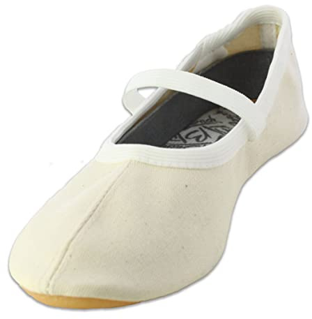 Beck Mädchen Freeliner Gymnastikschuhe, Elfenbein, 34 EU