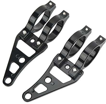 EVGATSAUTO Lot de 2 supports de phare de moto 41 mm