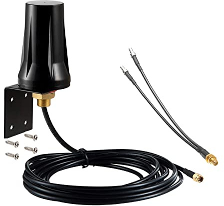 Cellular 4G LTE SMA/TS9 Antenna Compatible with Netgear Nighthawk M1 MR1100 LB1120 LM1200 Verizon Jetpack MiFi AirCard AT&T T-Mobile Hotspot Sprint 4G LTE Router USB Modem Dongle Adapter, Eifagur