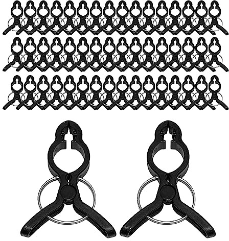 JISADER 50 Stück Pflanzenclips, Plastik für Kletterpflanzen Gemüse Rosen | Pflanzenklammer für Kletterpflanzen und Zimmergrün, Tomatenklammern, Pflanzen Klammern zum Pflanzen Binden Garten Obstgarten