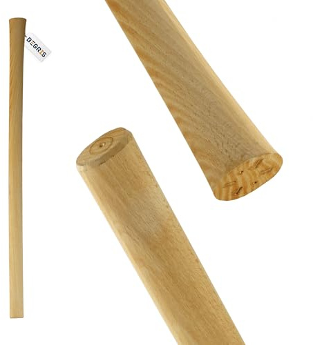 BEGRIS Stiel für Spitzhacke, Zweistielige 2,5er Spitzhacke, Gartenarbeit, Spitzhacke stiel aus Holz, Kreuzhacke Stiel, Holzstiele für Gartengeräte