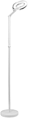 WAOCEO Lámparas de pie Luz de Suelo LED, lámpara de pie de Lectura Ajustable Regulable for Costura, Pintura, Piano, Sala de Estar, Dormitorio, Oficina Lampara de Pie Salon