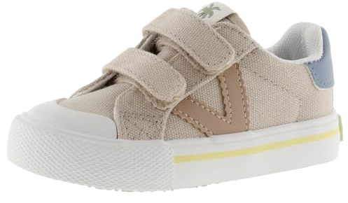 Victoria Baskets Unisexe Tribu Toile & Double Fermeture Auto-Agrippante 1065189 pour Enfants Beige 26