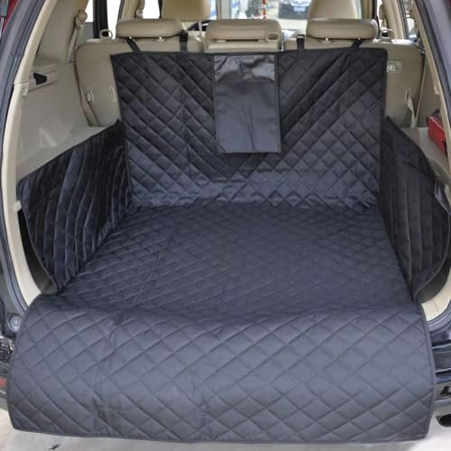 DSDSBB Auto-Hundematte, Für Hyundai Santa Fe 2006-2009 Wasserfest Schützt vor Kratzern Kofferraumschutz für Hunde Auto Rückbank Hundedecke