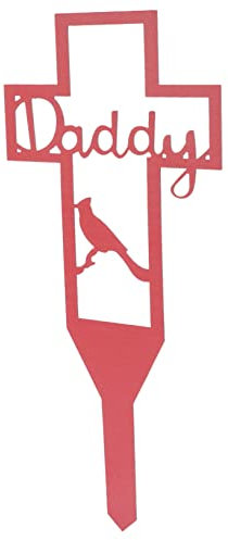 GANAZONO Croix Métal Décorative pour Cimetière Panneau Commémoratif Marqueur De Tombe pour Jardin Et Extérieur Décoration De Jardin Cour