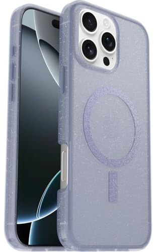 OtterBox Symmetry Series Clear MagSafe Case for iPhone 16, Shockproof, Drop proof, Protective Thin Case, 3x Tested to Military Standard, Red