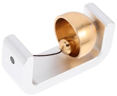 DIYEAH Magnetische Türglocke Mit Doppelstarkklebeband Retro Metall Klingel Für Laden Und Zuhause Einfach Zu Befestigende Türöffnung Anzeigeglocke Vielseitig Für Garten Restaurant Und Zimm