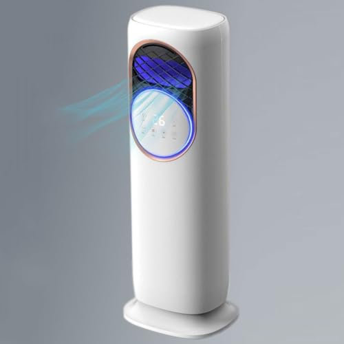 Ventilador Torre de 3 Velocidades con Control Remoto Ventilador de Torre Silencioso con Oscilación 180º Enfriador de Aire con Temporizador Climatizador Frio Potente para Oficina Hogar