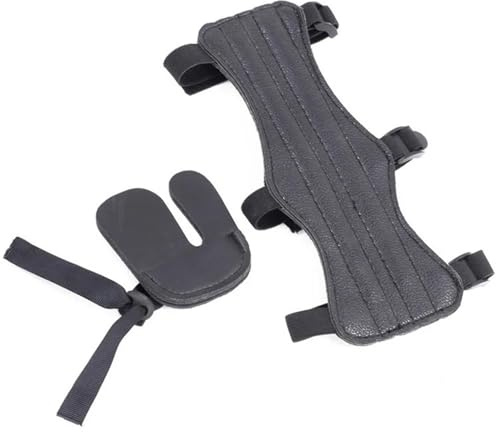 LPATEBCVU Skydd för armbågskytte armskydd, bågskytte, fingerskyddssats, skyddsutrustning, traditionell recurve hand