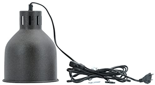 Venso EcoSolutions E27 SAGA Lampenschirm Rostfarben, verbesserte Photosynthese und höhere Chlorophyllbildung, LED Wachstumslampe, Growth Light für Zimmerpflanzen, Gemüse, Blumen E501 450