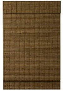 Radiance Cordless Bamboo Roman Shades for Windows - Custom Cut-to-Width Flatweave Bamboo Blinds - Cape Cod Window Shades with Valance - Maple - 39 Inch Width x 64 Inch Length (2216214E)