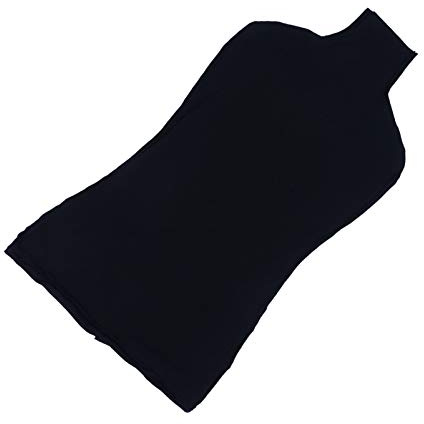 Coprimanichino Donna Busto Nero Cotone Elasticizzato | Esposizione Accessori e Fotografia, Vestibilità Aderente, 1 Pezzo, Copertura Decorativa