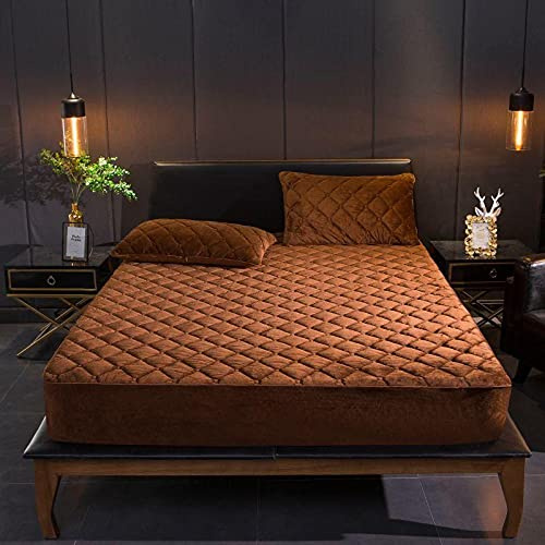HAIBA Kissenbezug 2er Set 48x74cm Kaffee 100% Mikrofaser Umschlagverschluss | Weicher Flanell atmungsaktive Waschbar Kissenbezug mit Umschlagverschluss für Wohnzimmer Schlafzimmer Sofa