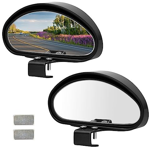 Pagezol 2pcs Rear View Mirror,150 X 55mm Learner Driving Instructor Mirror,Adjustable Car Interior Rearview Mirror,Car Examiner Mirror for Learner Driving Instructor