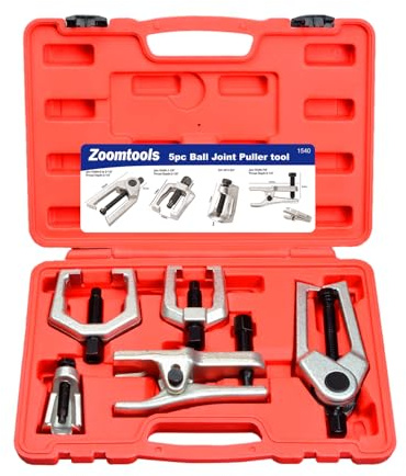 Zoomtools 5-teiliges Kugelgelenk-Abzieher-Werkzeug, Spurstangenkopf Traggelenk Kugelgelenk Abzieher Ausdrücker Kugelgelenkabzieher Werkzeug